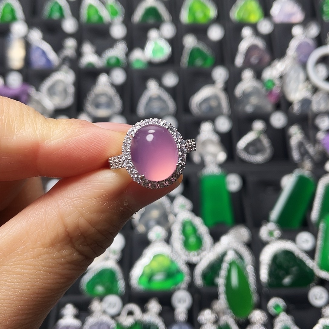 玛瑙/玉髓合金戒指