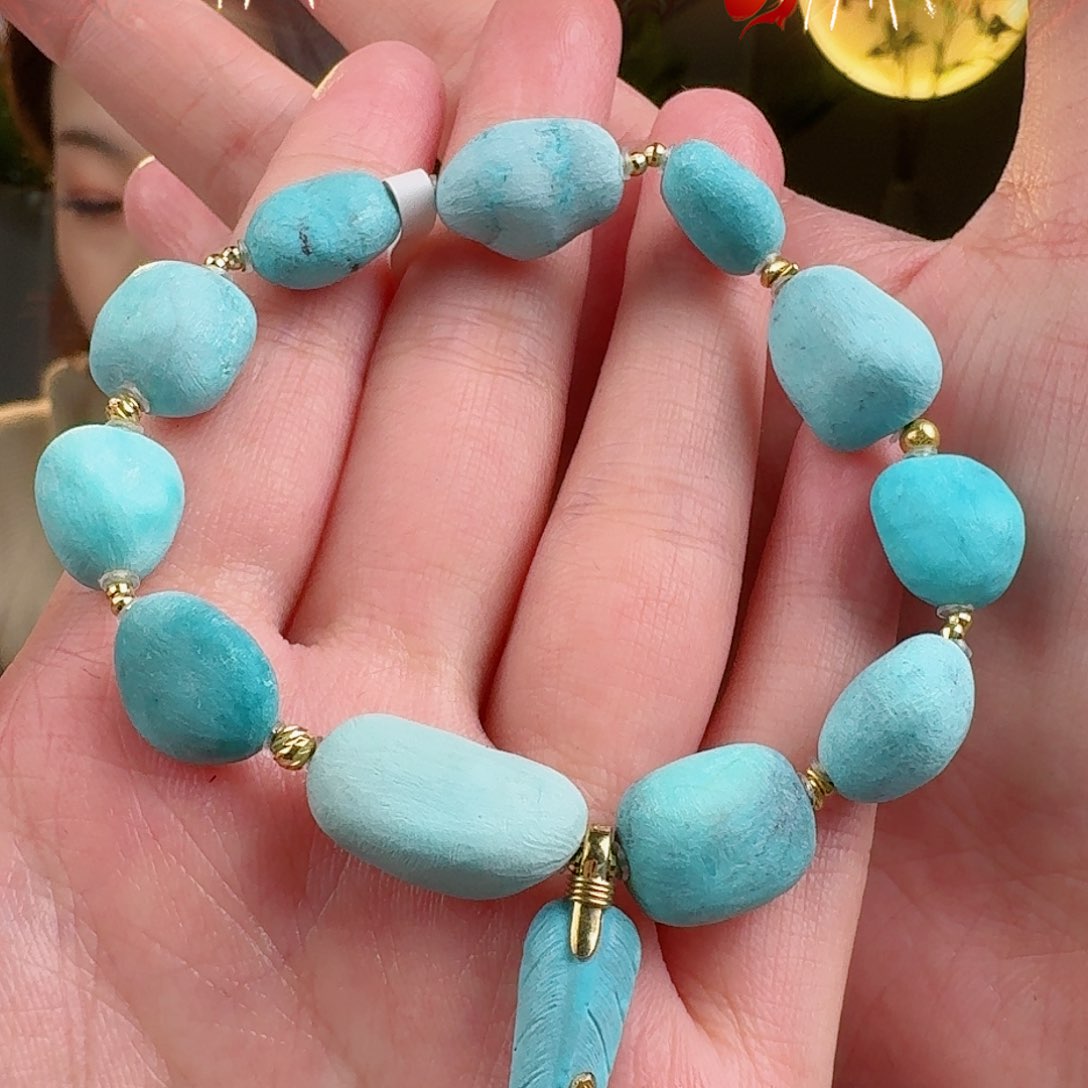 绿松石珠宝奇石未镶嵌