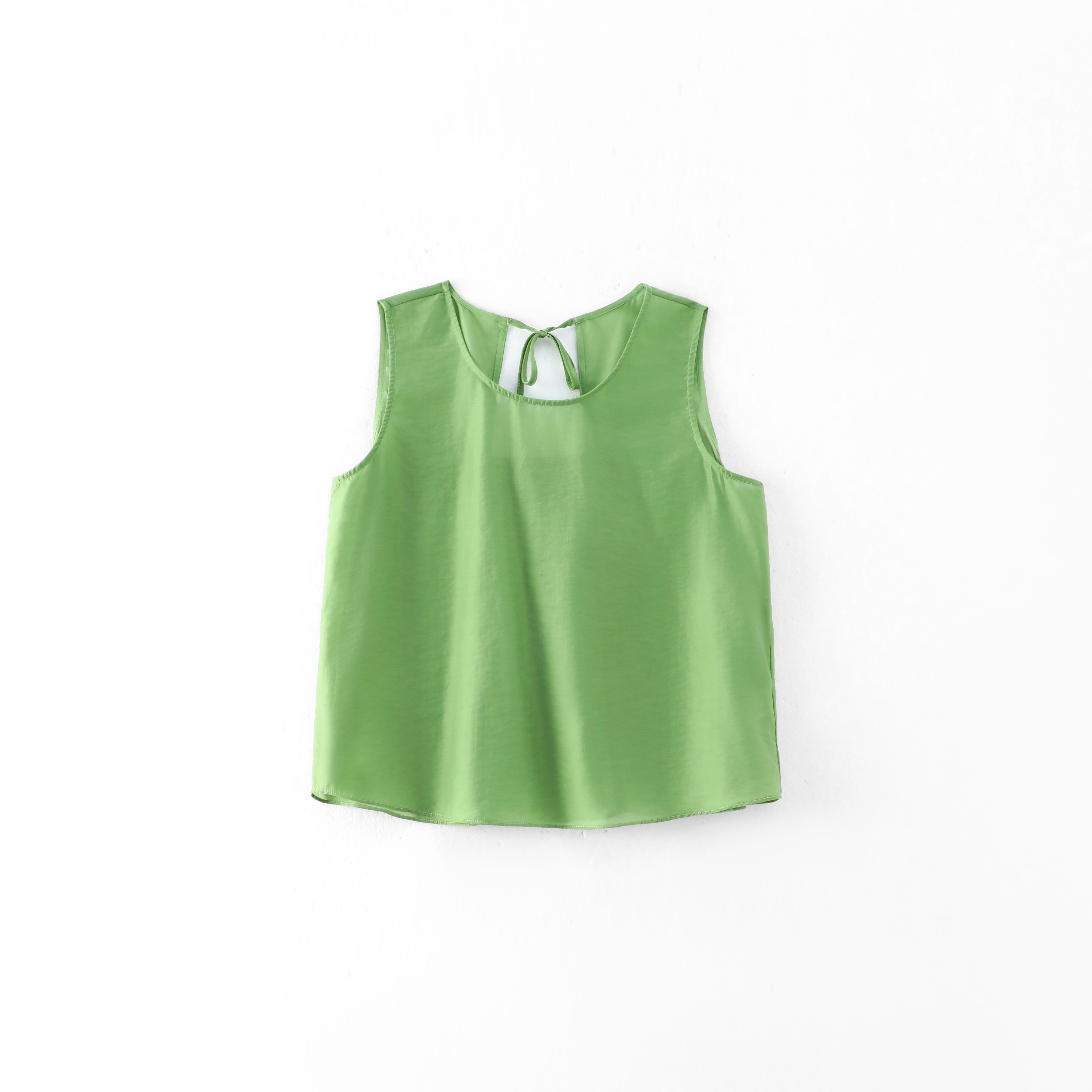 夏季新款时尚圆领百搭宽松舒适无袖韩系时尚衬衫-J25202312