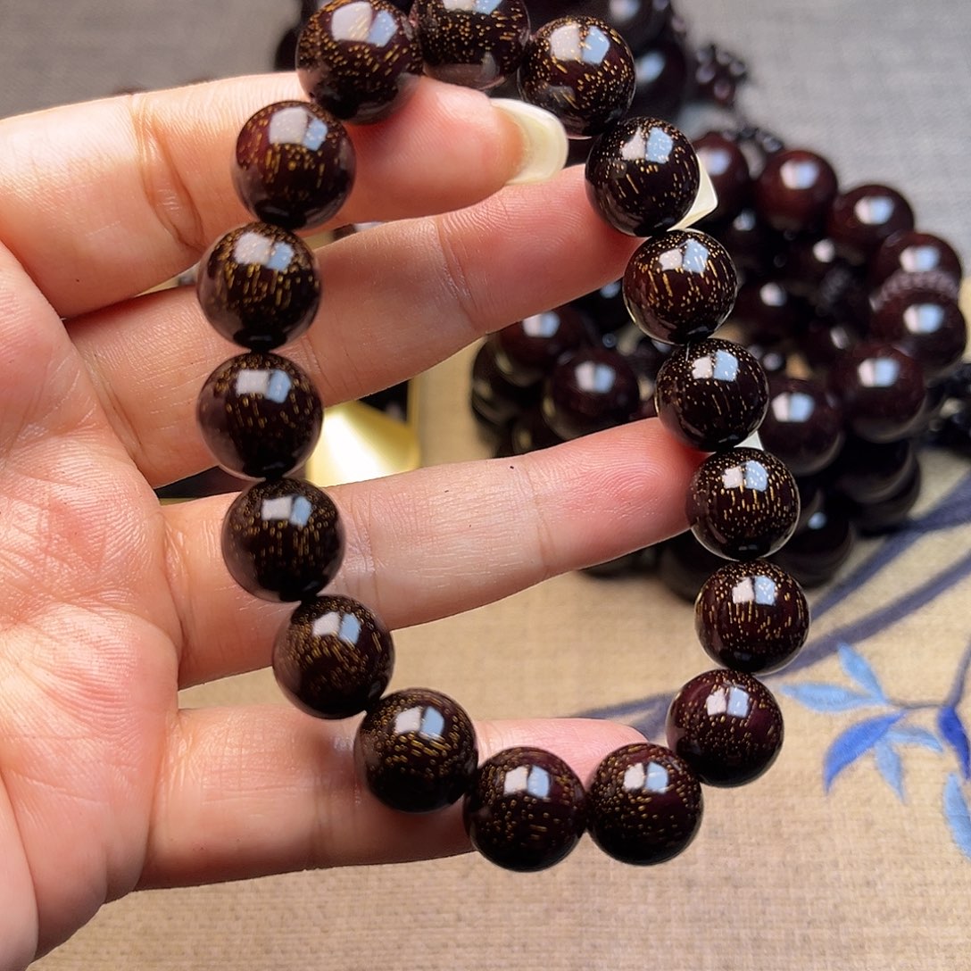 檀香紫檀（小叶紫檀）1.2 17颗爆星