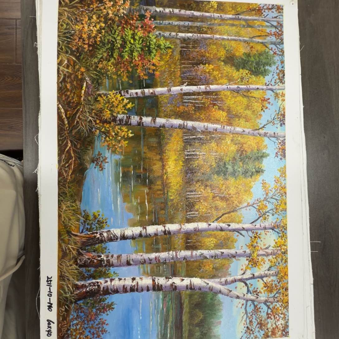 油画加油加油努力加油努力