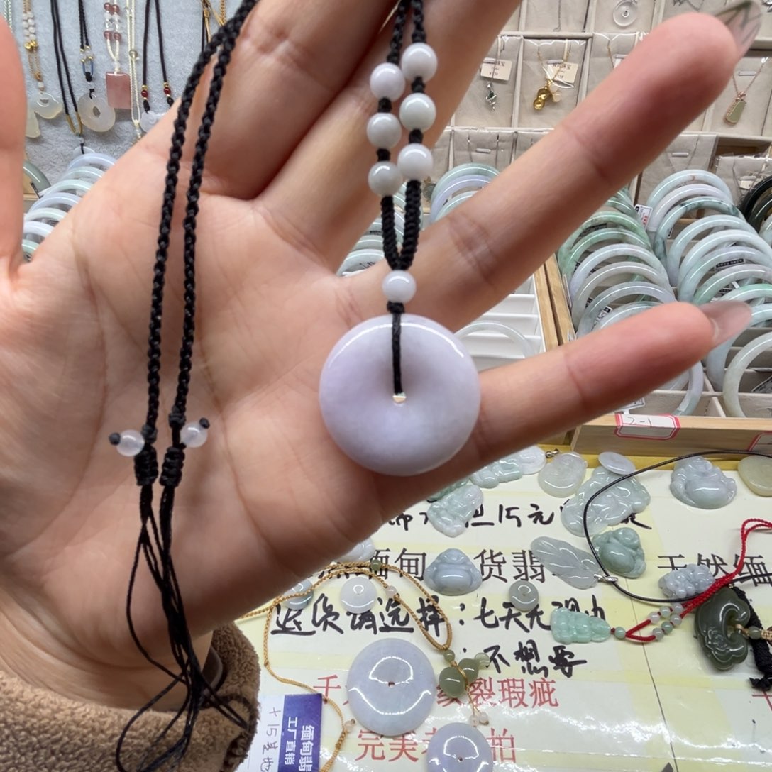 翡翠未镶嵌手镯天然缅甸翡翠吊坠