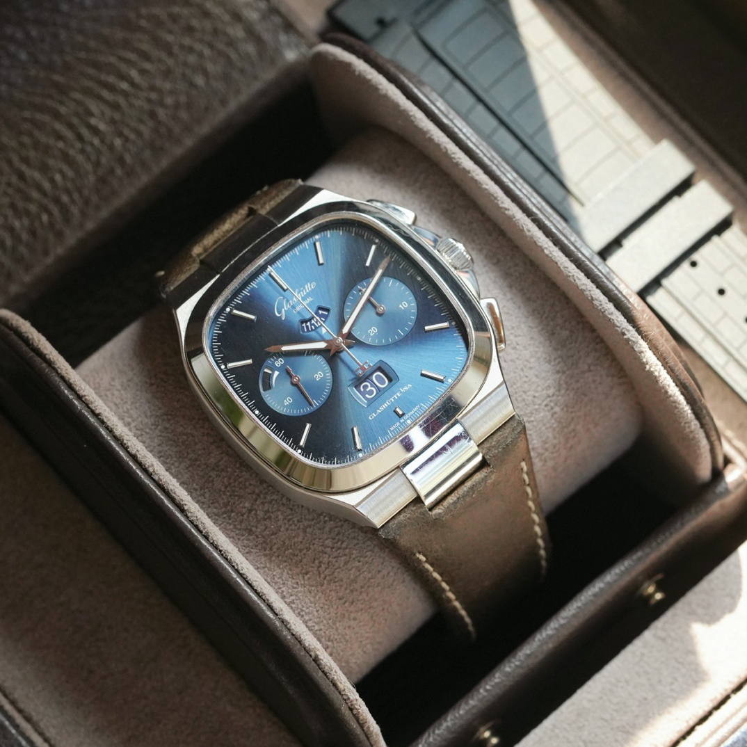 99新 Glashutte Original/格拉苏蒂 型号1-37-02-08-02-63。25全套