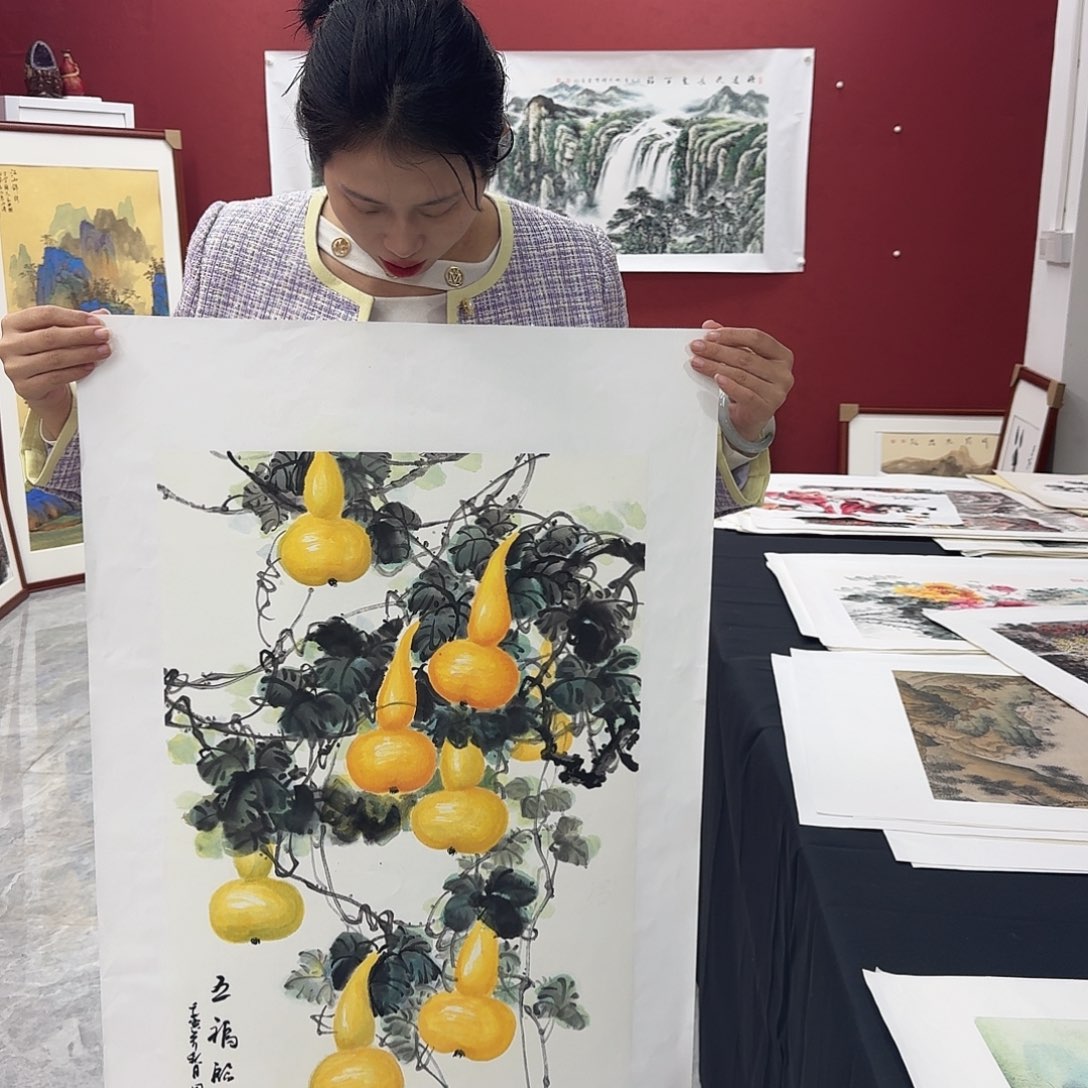 国画国画作品欣赏三尺