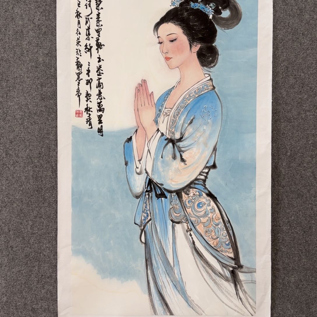 国画zz粟红英老师手绘作品