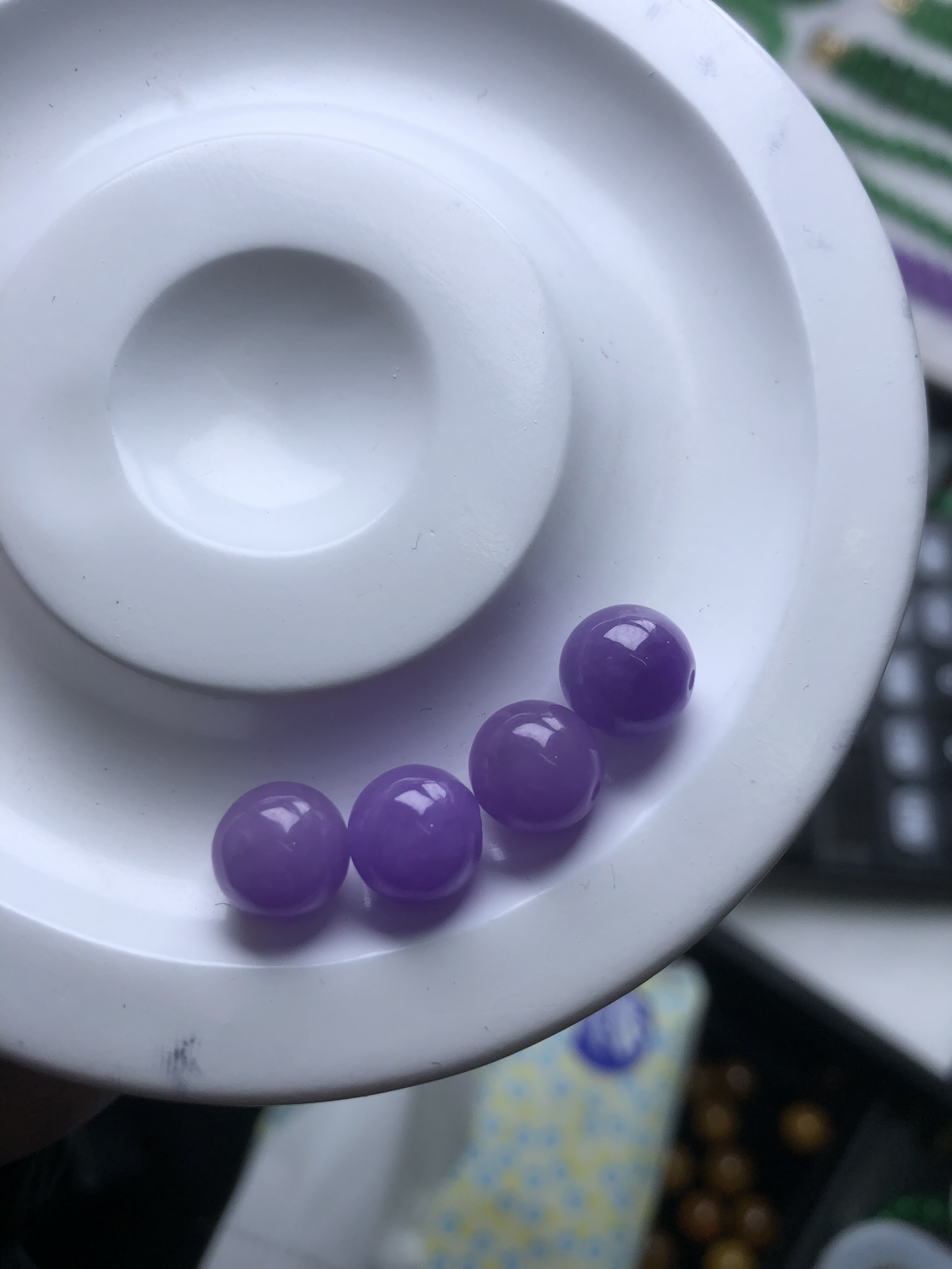 紫罗兰卡8➕翡翠散珠一颗/多样性发货