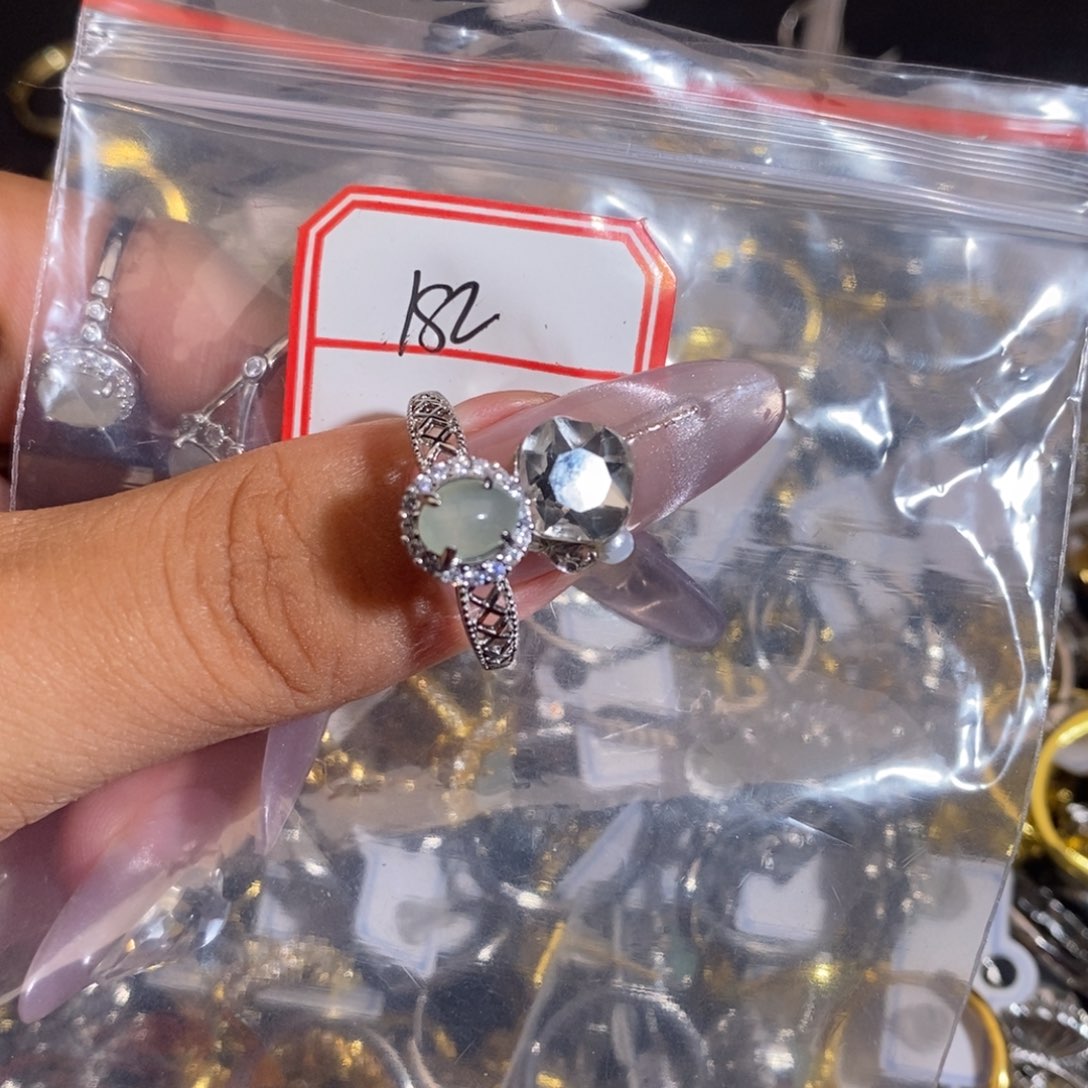 翡翠戒指合金翡翠首饰