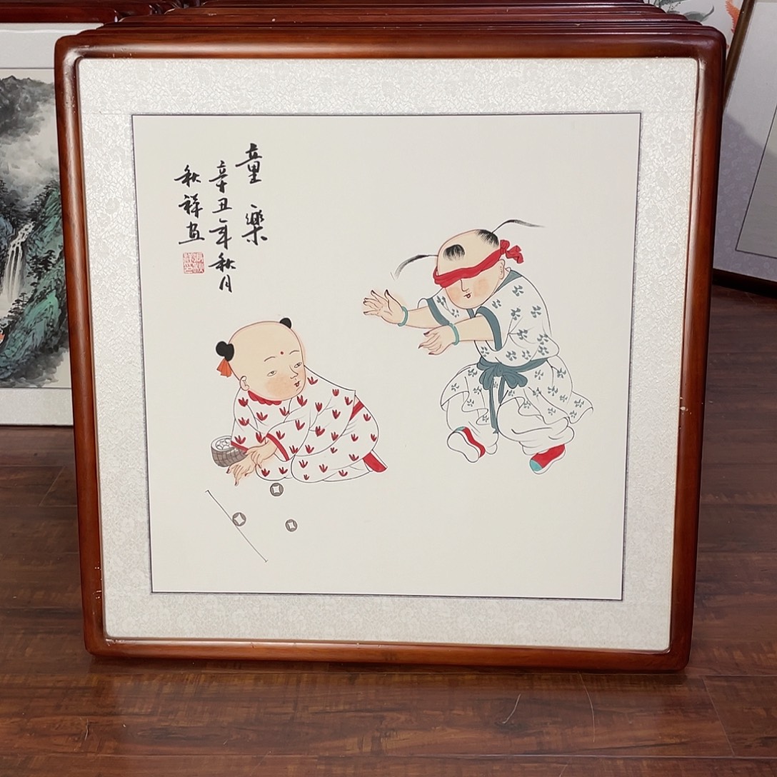 国画带框尺寸63*63厘米