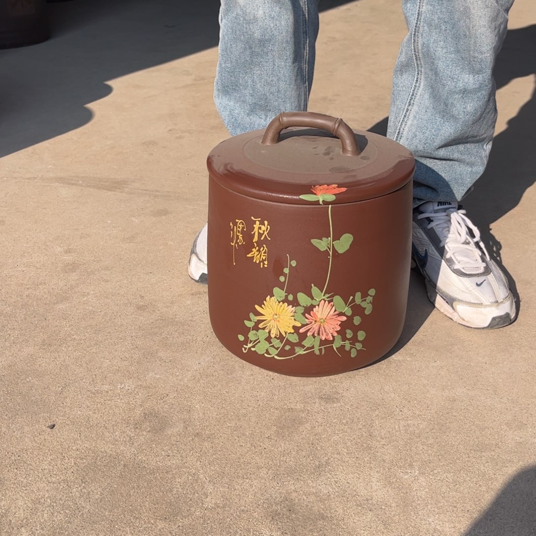 茶叶罐紫砂8 饼茶叶罐