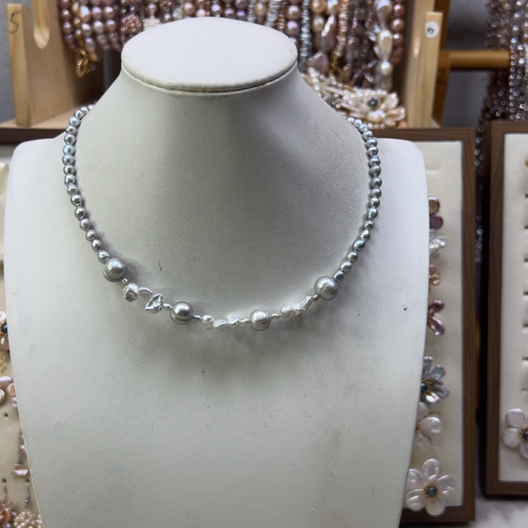 手绳淡水珍珠合金