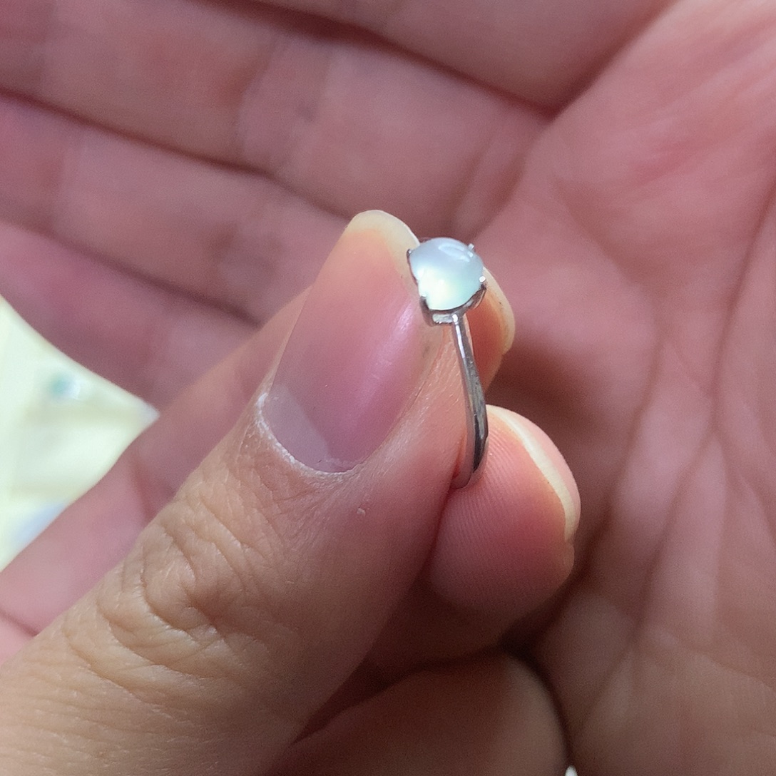 翡翠银S925镶嵌颈饰爱心