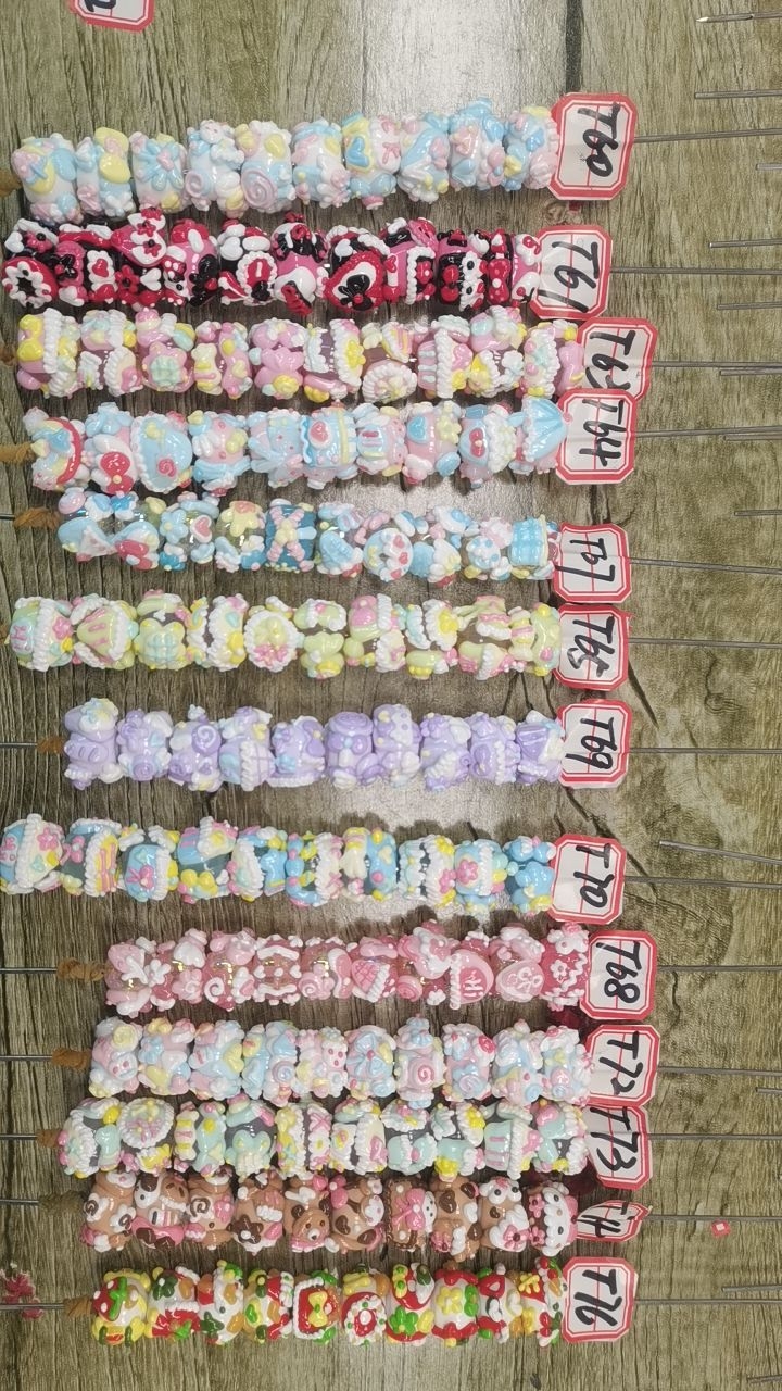 套珠 三单飞 一单十颗 满油 纯手工 手绘珠