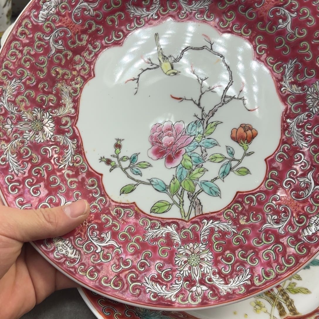 花鸟开窗赏盘全品
