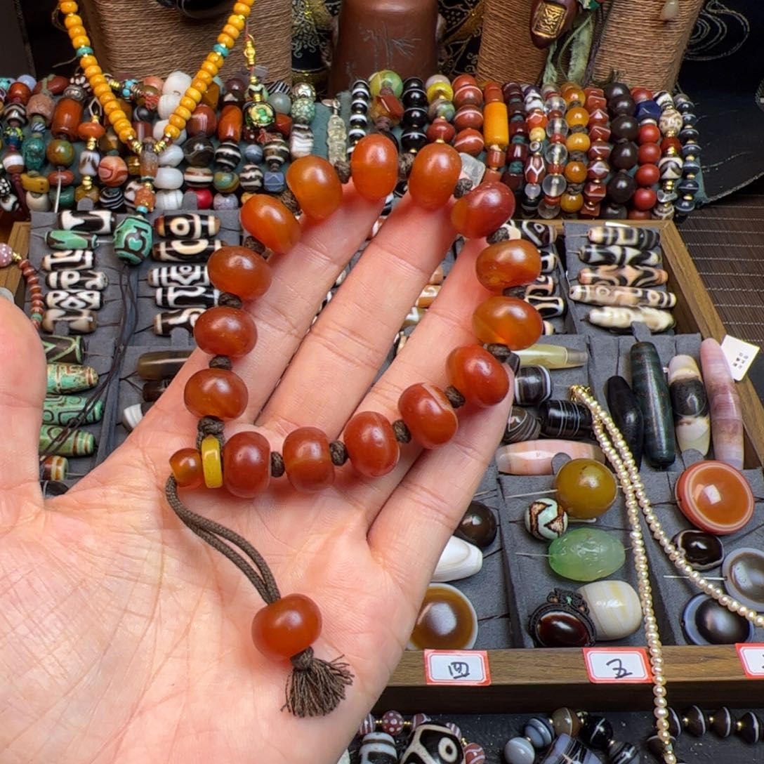 玛瑙/玉髓未镶嵌项链