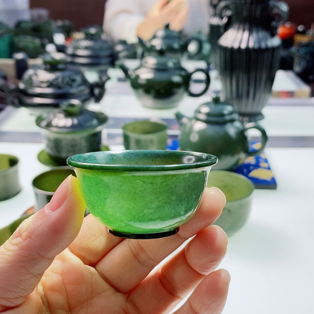 和田玉（青玉）摆件未镶嵌