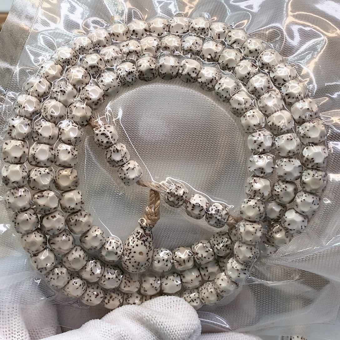 星月菩提手串原白无相带三通87尺寸