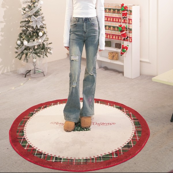 Mardi【都市漫游】秋冬小个子微胖宽松显瘦时尚休闲裤紧身牛仔裤