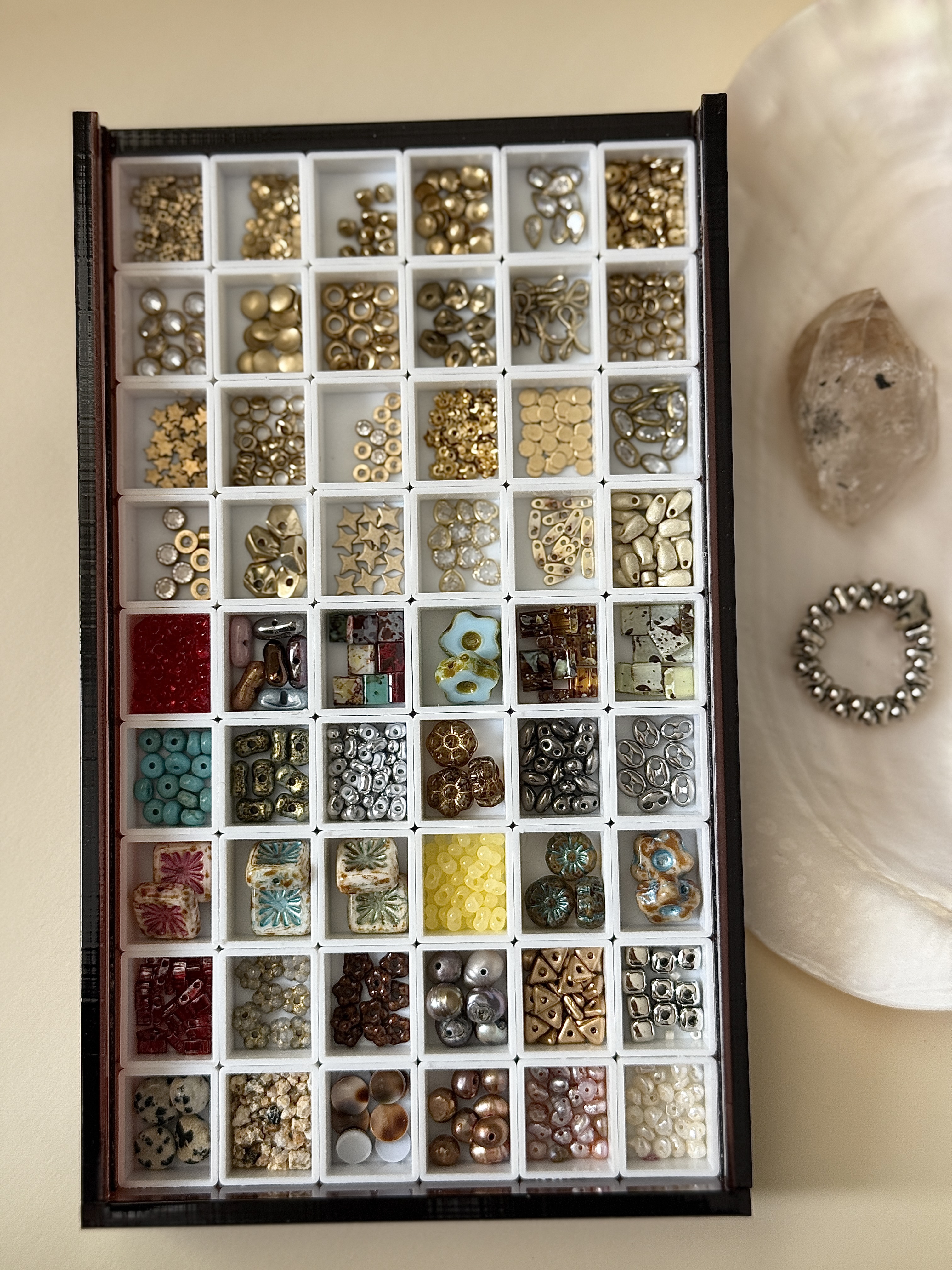 ins小众美甲素材盘（抽拉盖子）