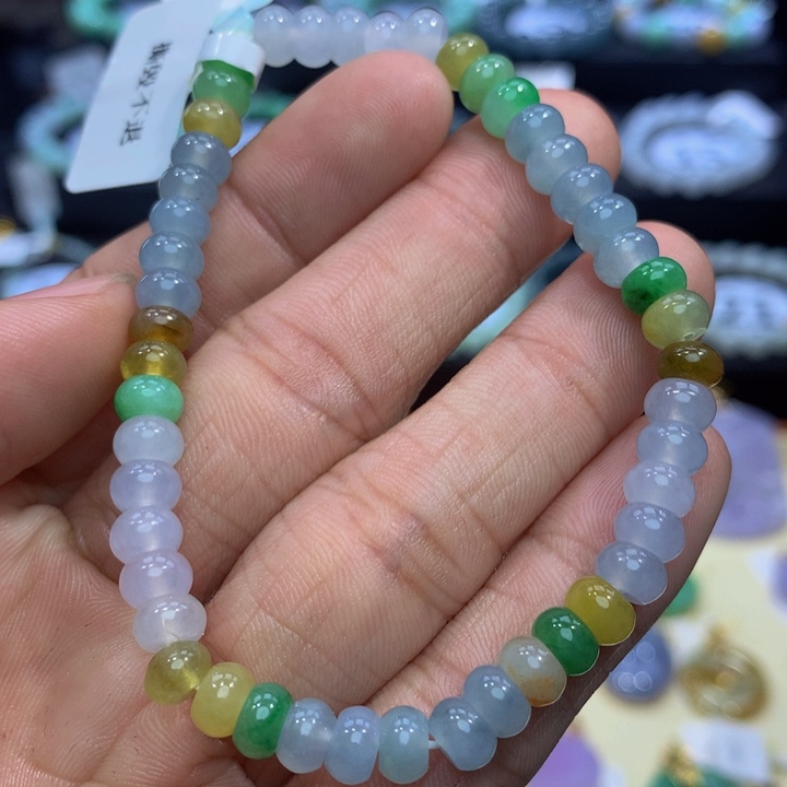 翡翠手链未镶嵌翡翠 6.2 