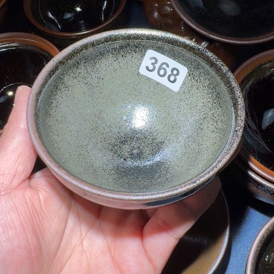 小雨茶盏，手工柴烧，随**九