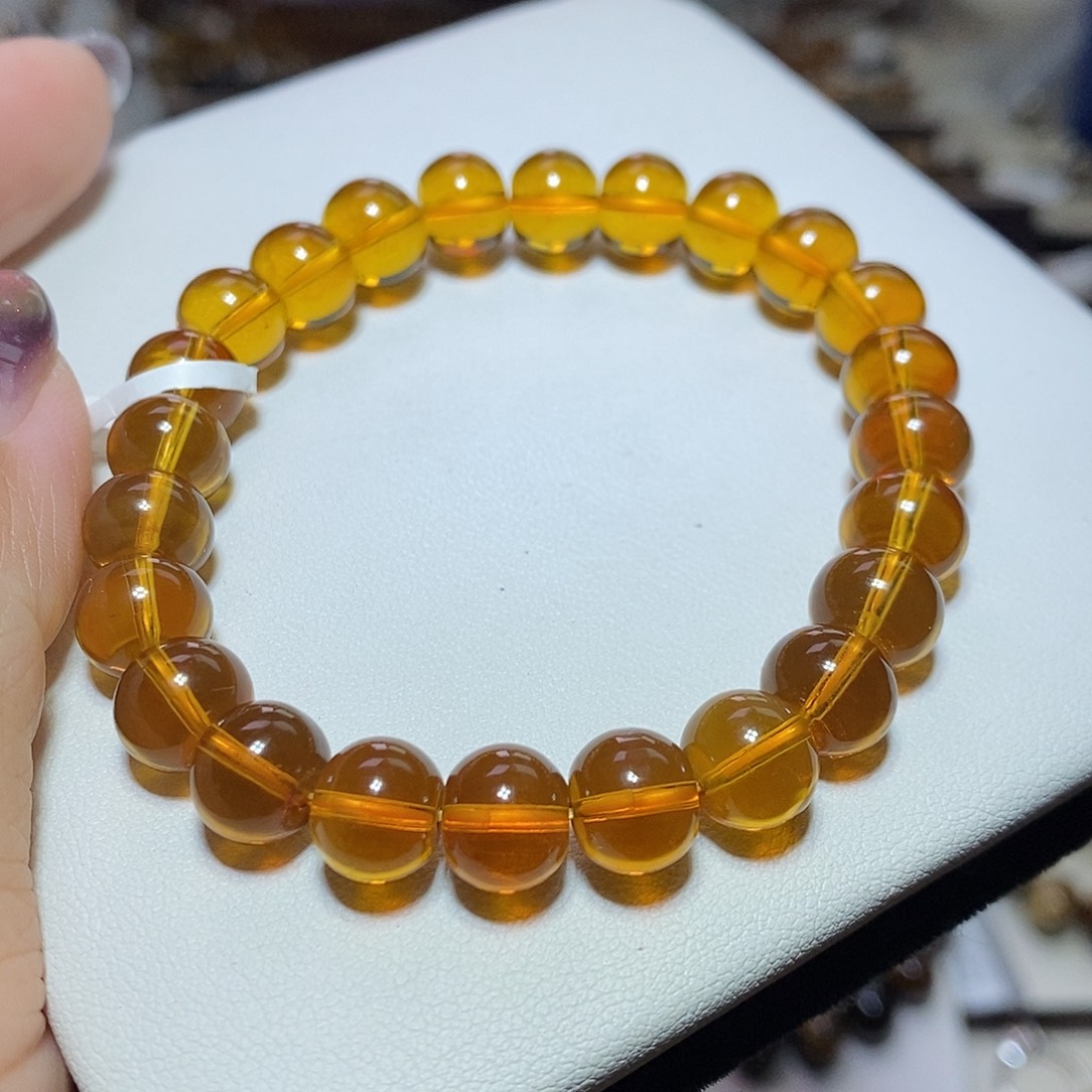 琥珀未镶嵌裸石净水漏9m