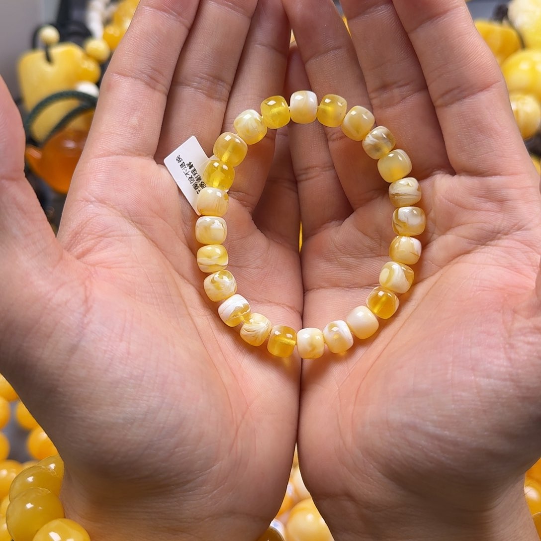 蜜蜡珠宝奇石未镶嵌9mm