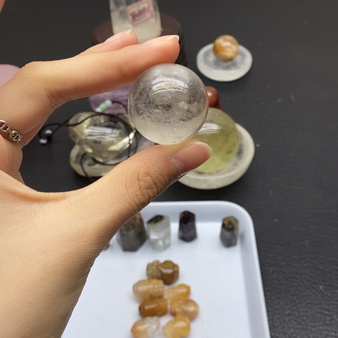 水晶珠宝半成品未镶嵌50水晶石