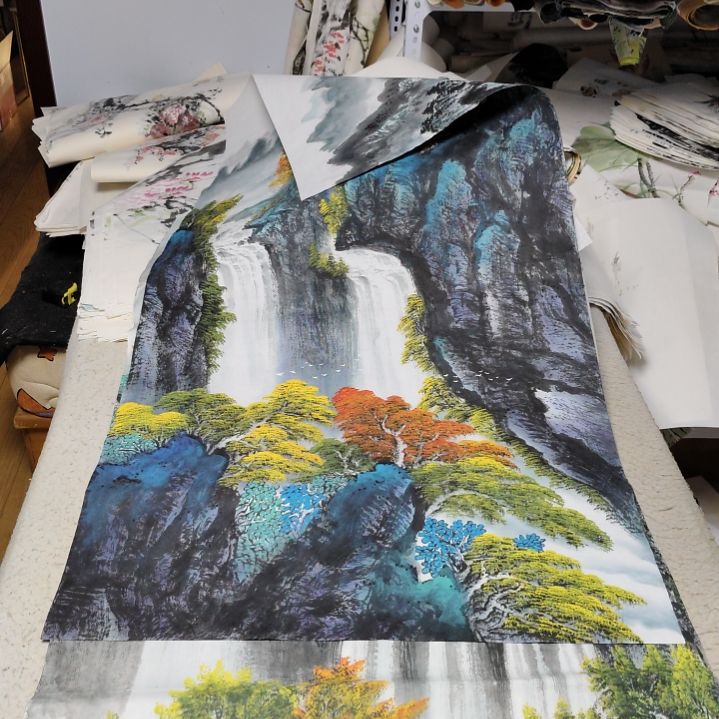 青***号国画落款后台备注