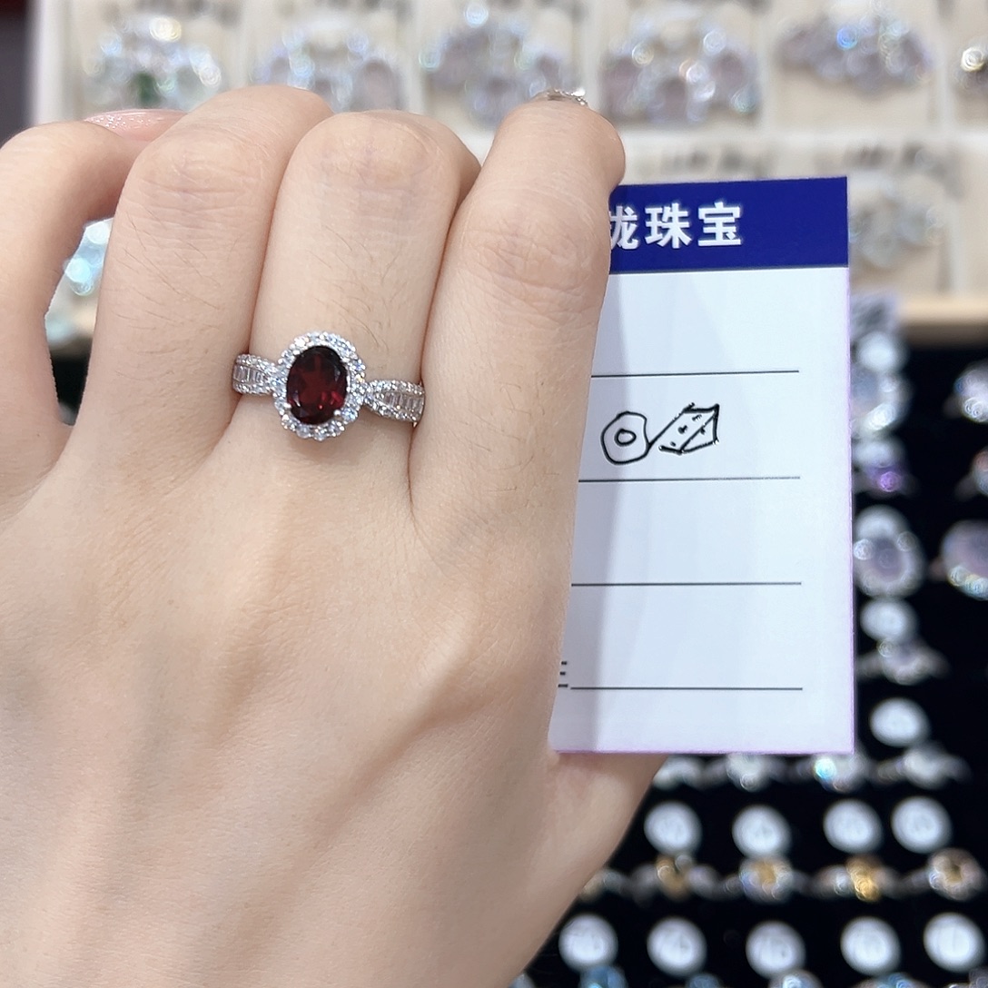 *****银S925镶嵌戒指芙蓉石