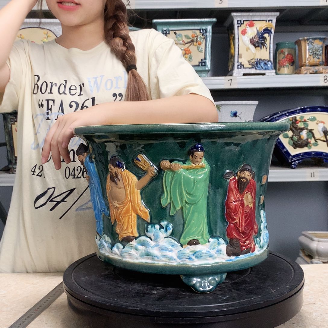 乌**布实物拍摄湾盆石湾盆