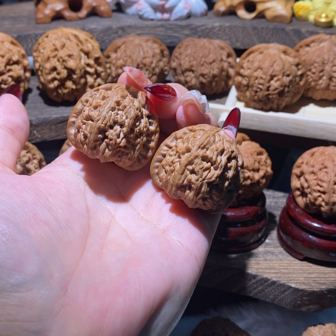 吊坠文玩核桃36全品小白狮子