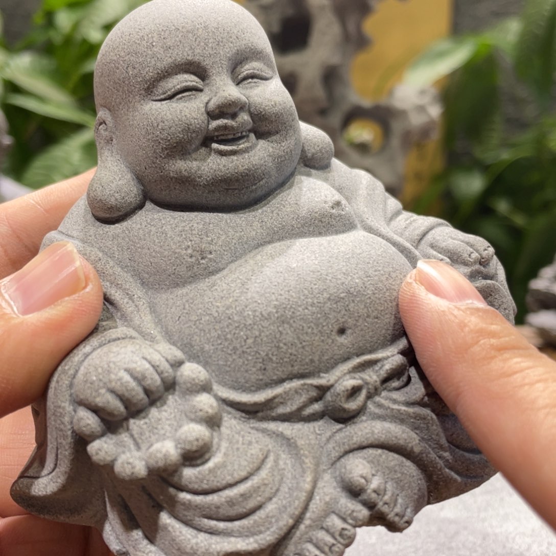 石材大肚弥勒佛一个