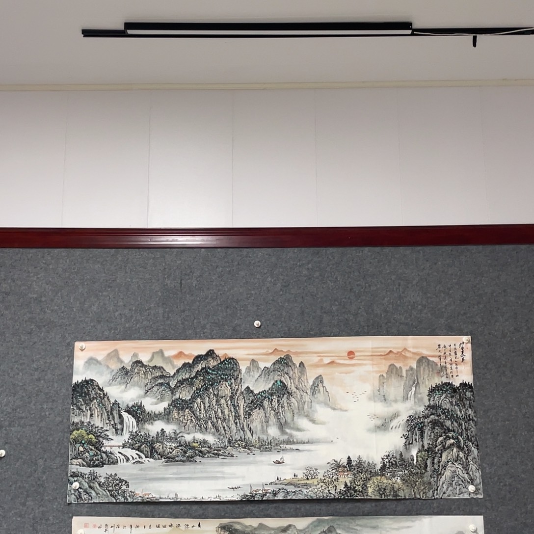 闲***鹤国画小六尺画芯 捡漏