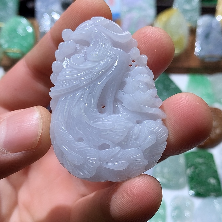 翡翠颈饰未镶嵌挂件