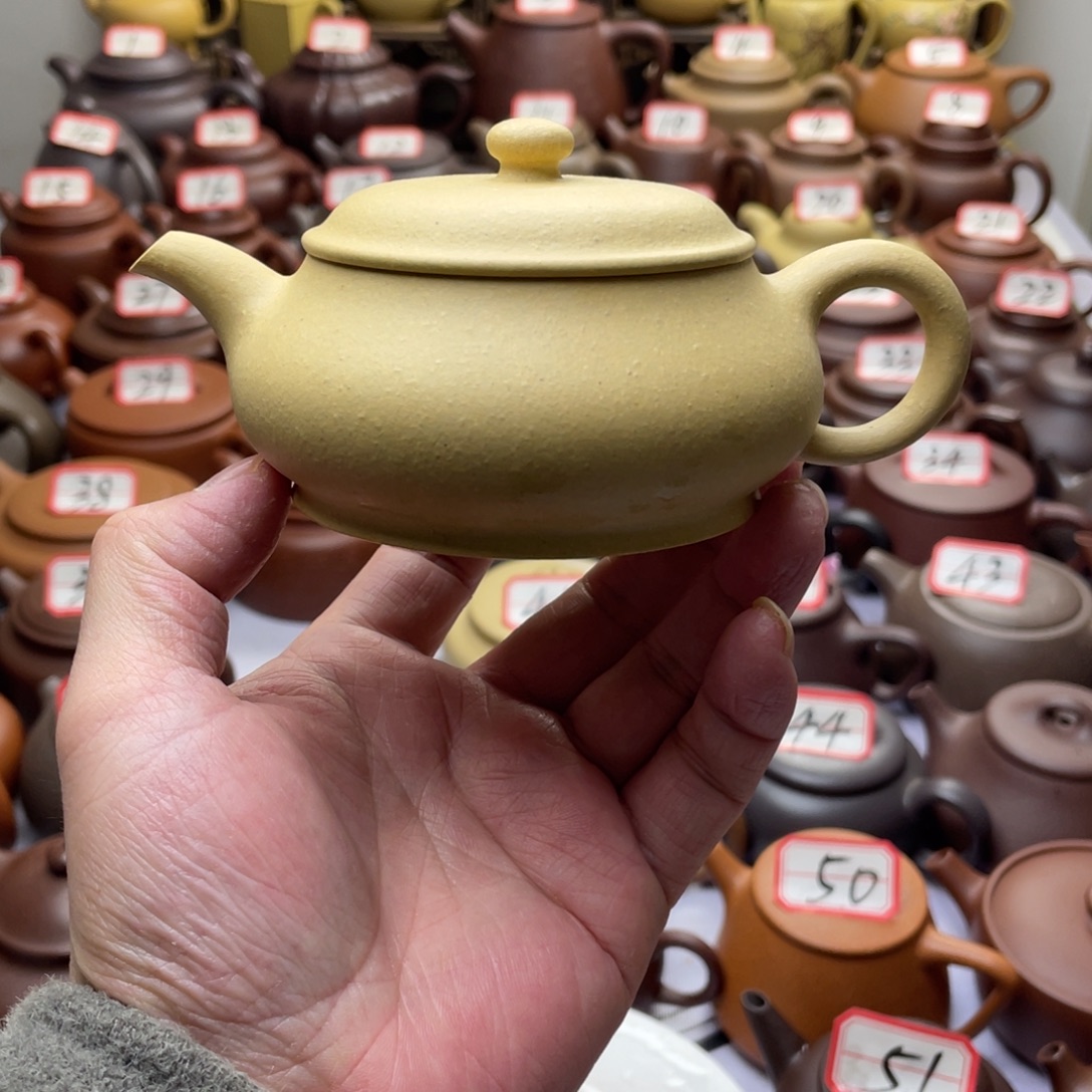 一***间紫砂茶壶宜兴紫砂半手工