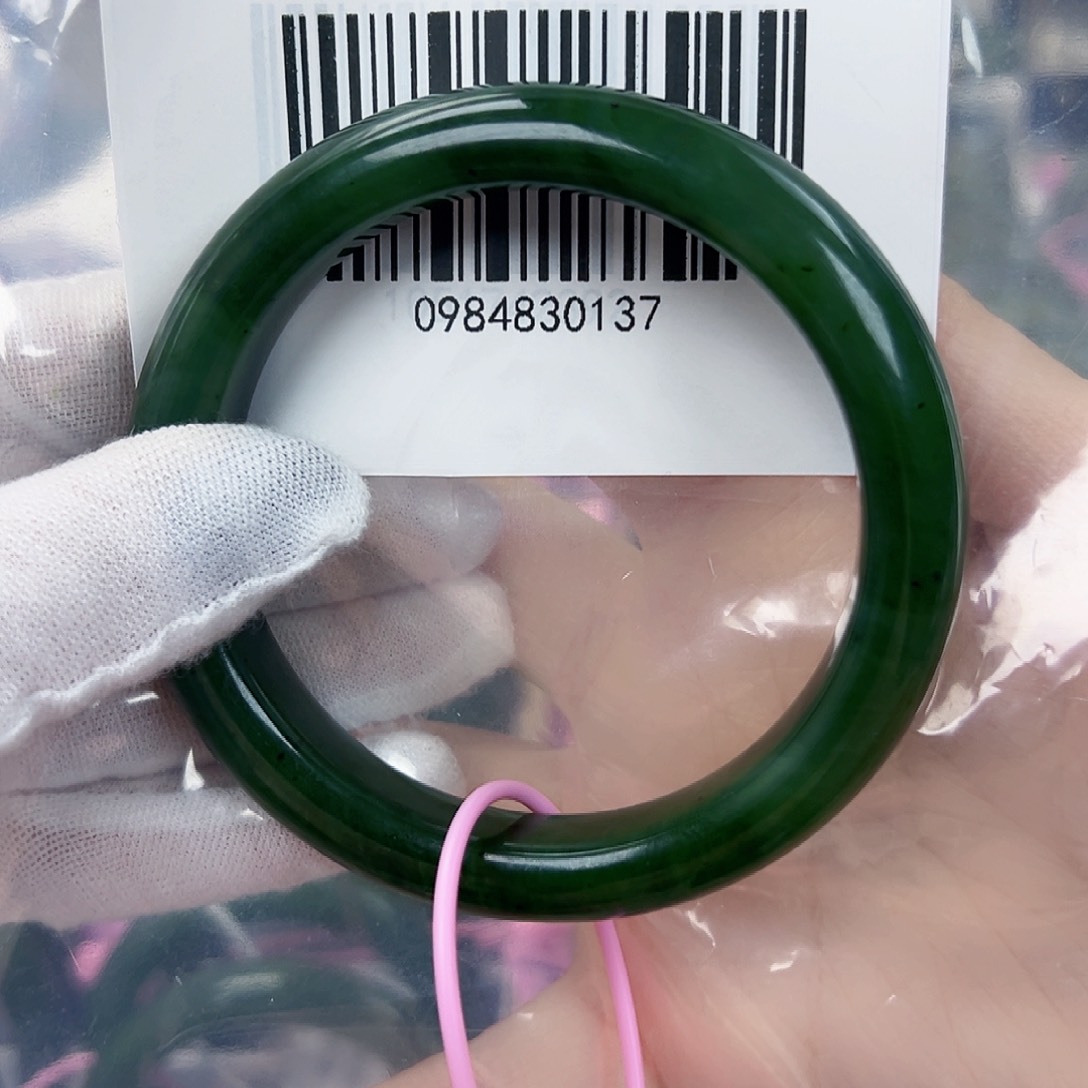 和田玉（碧玉）手镯未镶嵌62