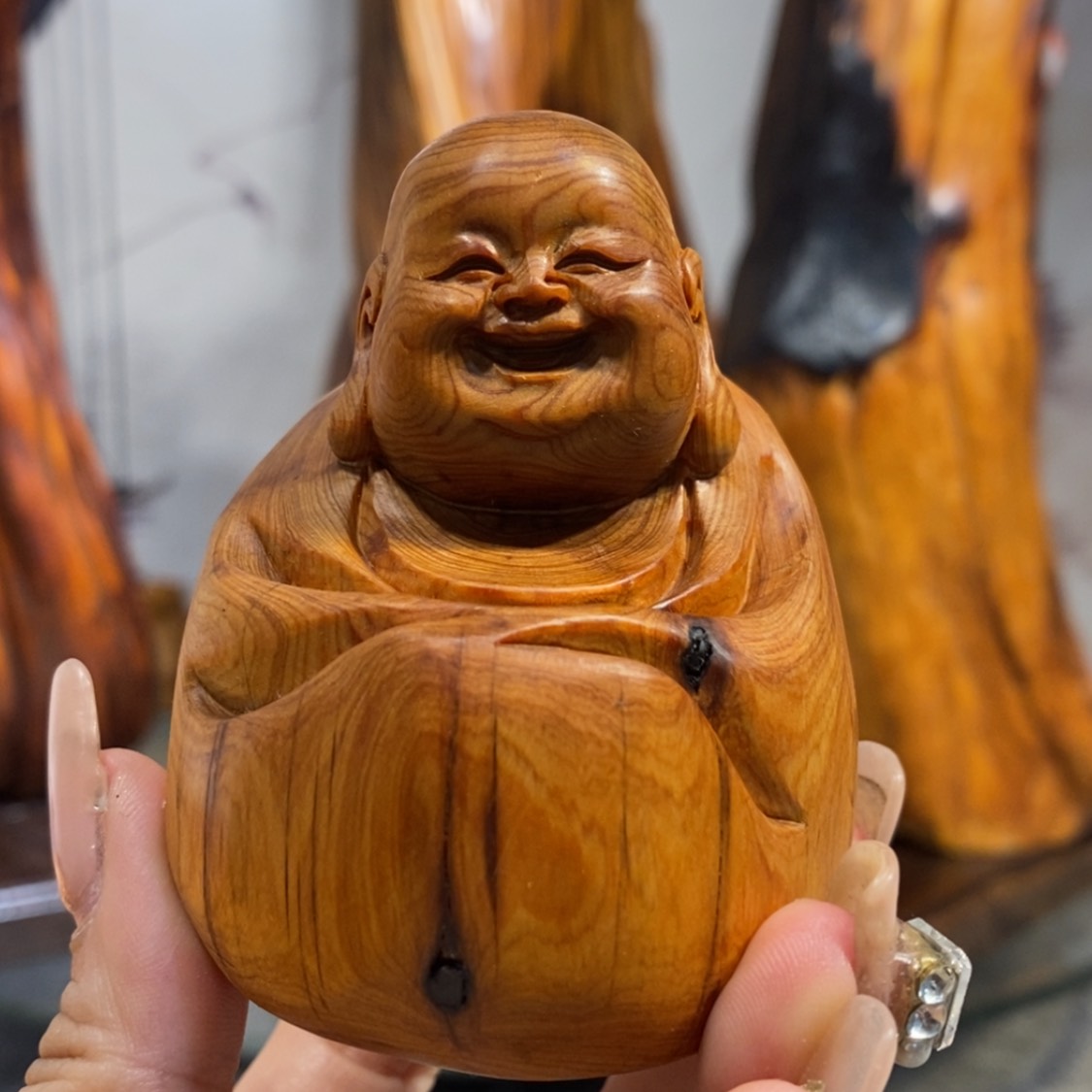 【闪购商品】柏木（崖柏）根雕木雕工艺品摆件创意，满十送一手把件
