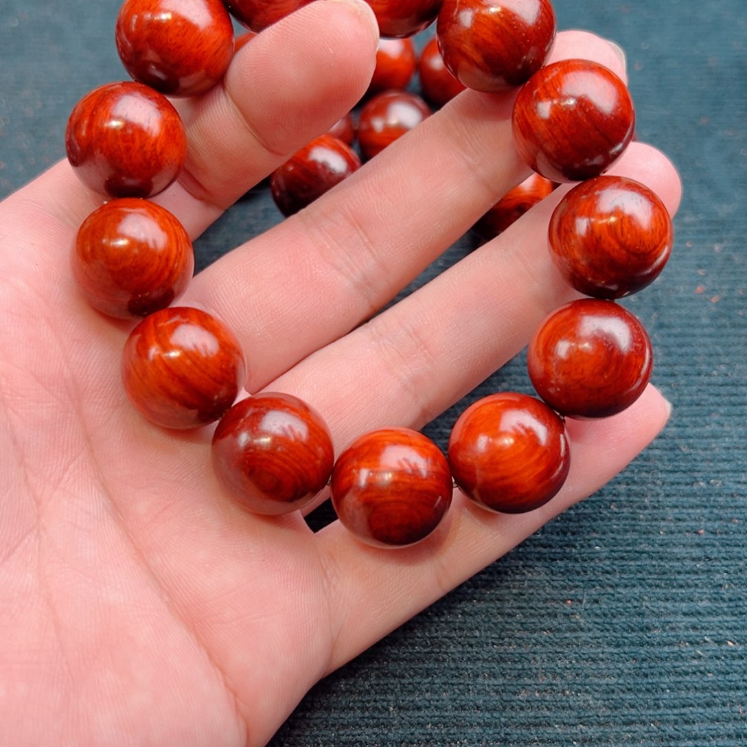 手串/手链小叶紫檀18龙鳞金星