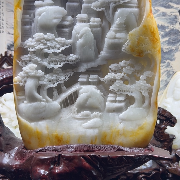 和田玉挂件未镶嵌俗****1