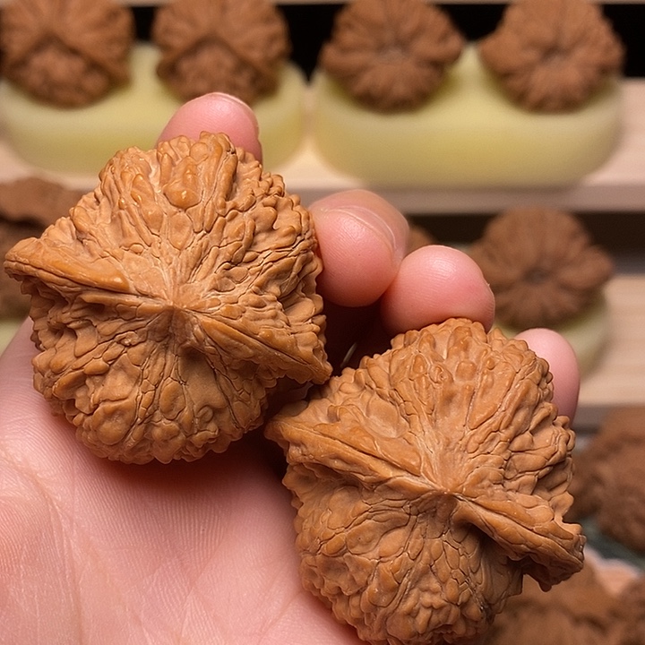 左***海吊坠文玩核桃42星星