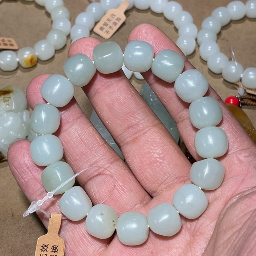 和田玉手串未镶嵌13mm
