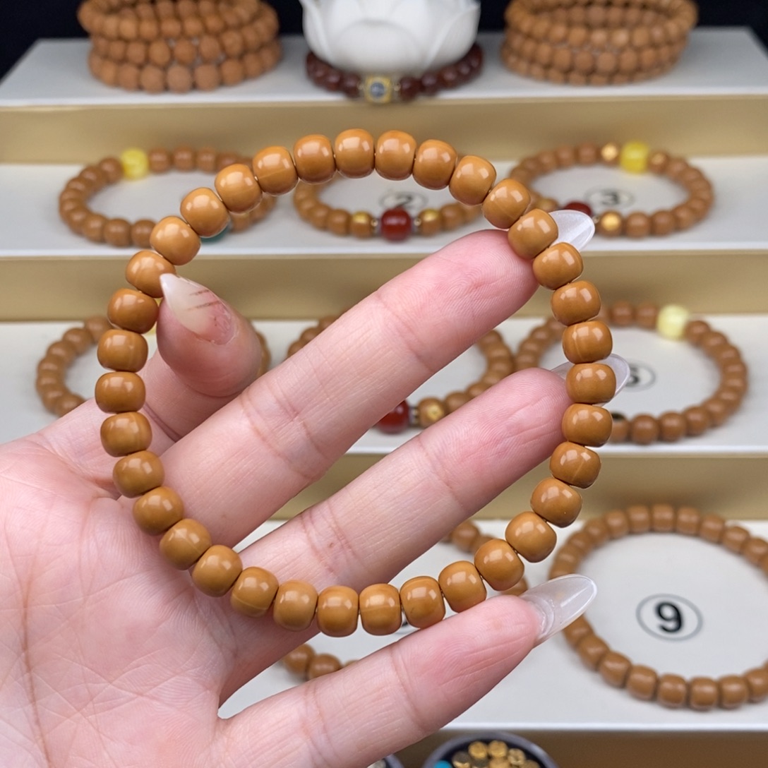 又***天猴头核桃手串全品无瑕