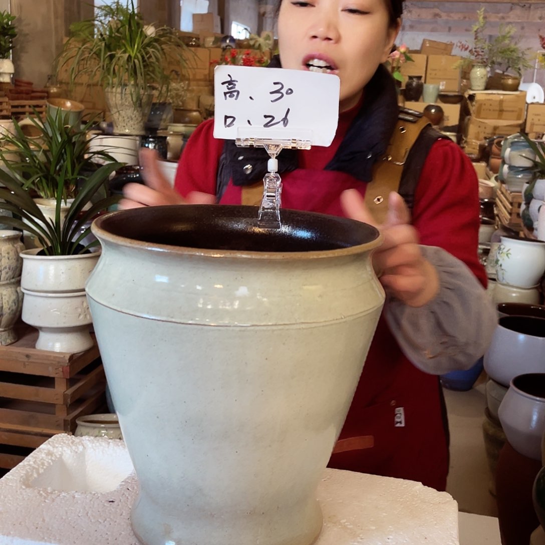 紫砂花盆高度30口径26