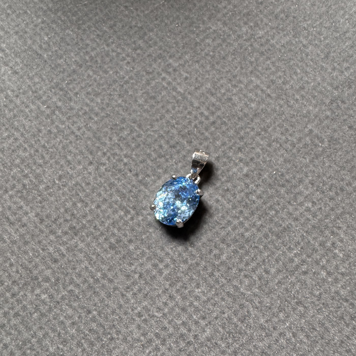 圣玛利亚海蓝一抹海洋蓝吊坠