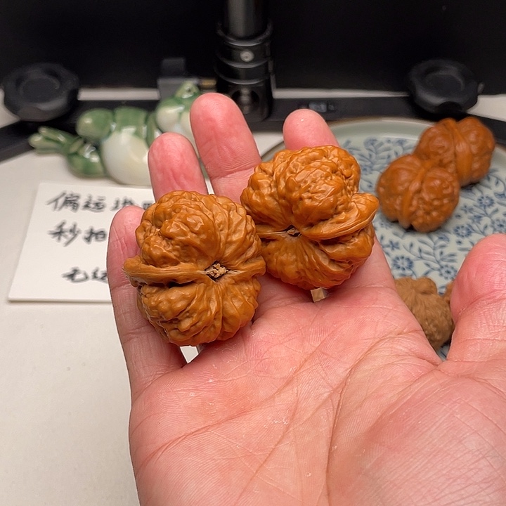 文玩核桃把件泡***?41蛤蟆自玩不退不换