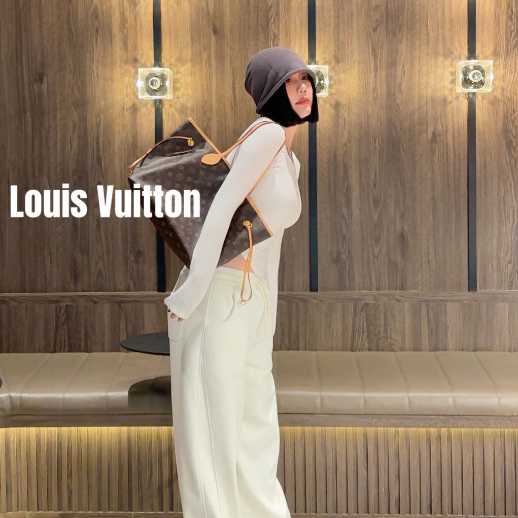 修复品619596/LouisVuitton/路易威登中号never full包