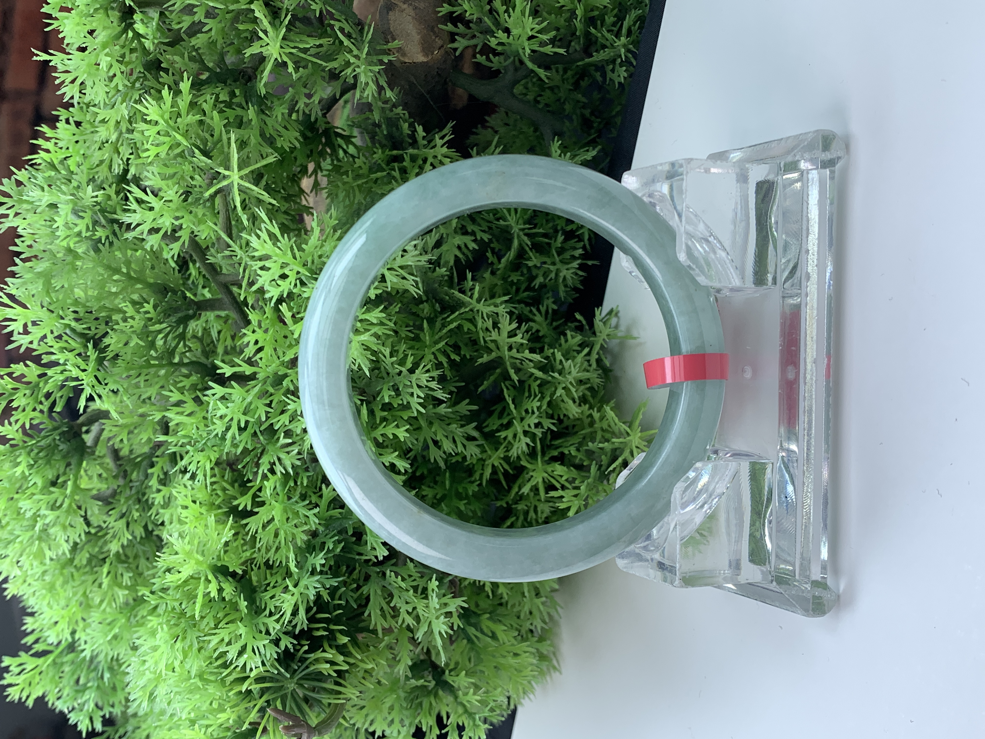 【刘思懿】天然缅甸A货翡翠手镯-J-7