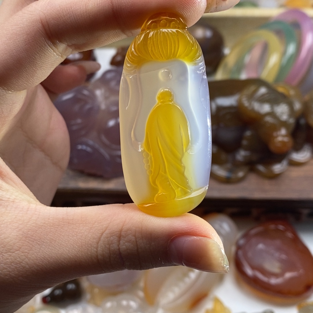 玛瑙/玉髓未镶嵌颈饰