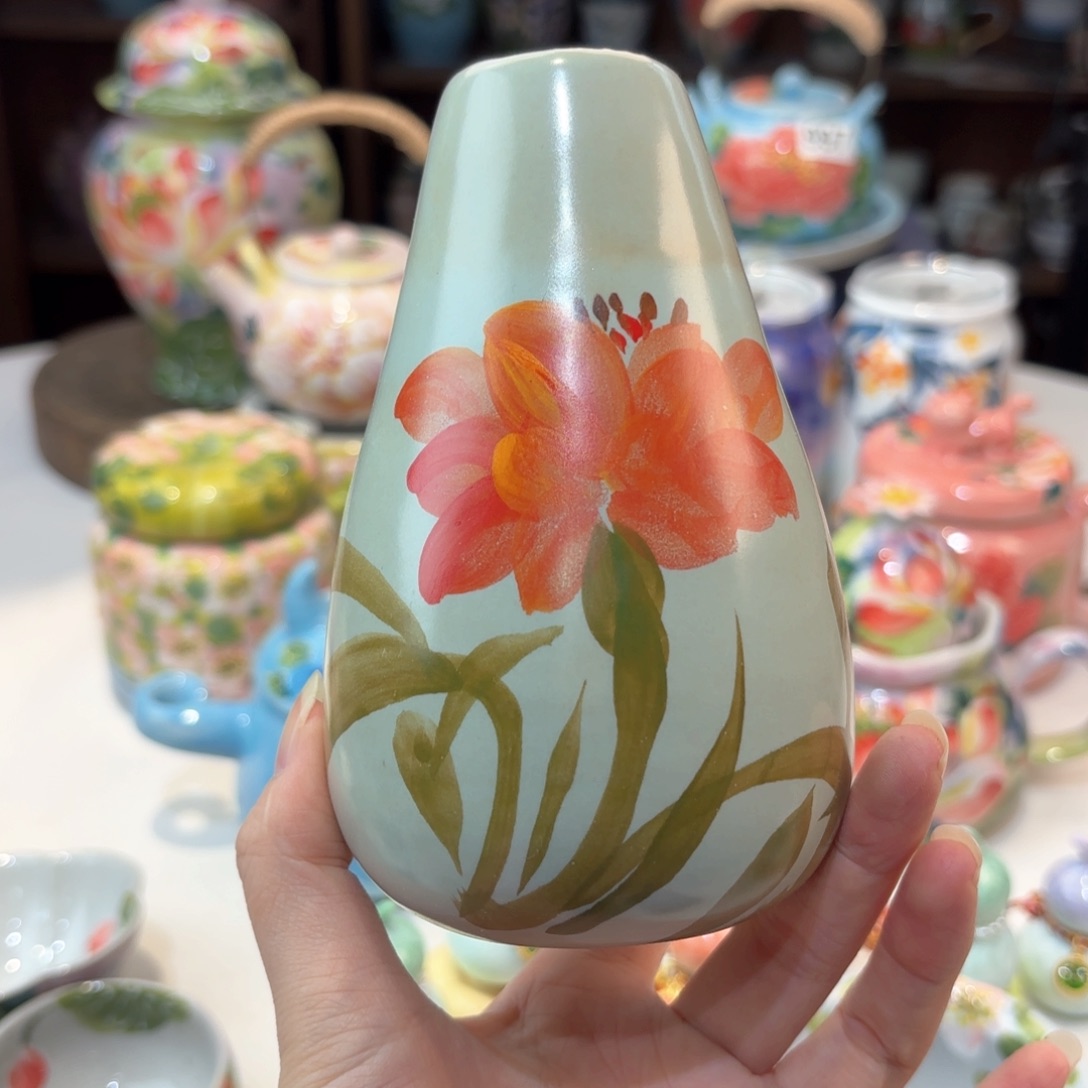 景德镇手绘高温釉下彩陶瓷茶具