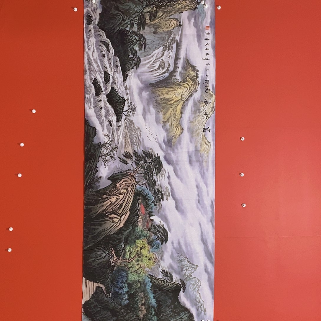 国画山水花鸟国画作品